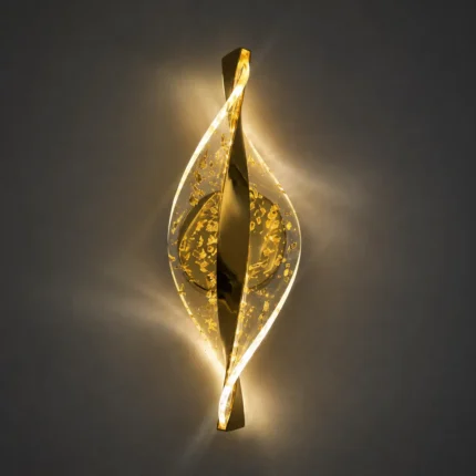 Imperial Crystal Twist LED Wall Lamp