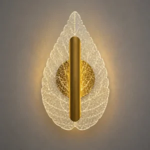Imperial Crystal Leaf LED Wall Lamp