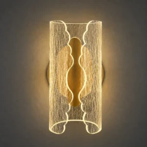 Imperial Modern Crystal Glow LED Wall Lamp